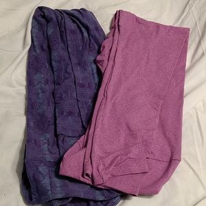 2 LuLaRoe tall and curvy leggings